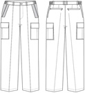 机动服 裤子